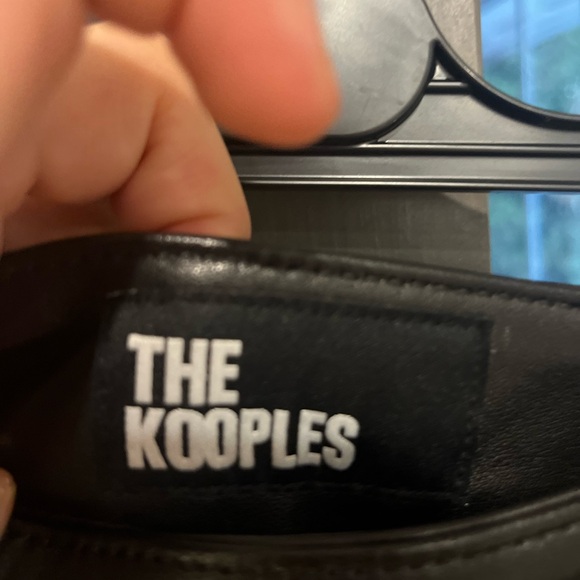 The Kooples Black Layered Fringe Skirt - Picture 3 of 3